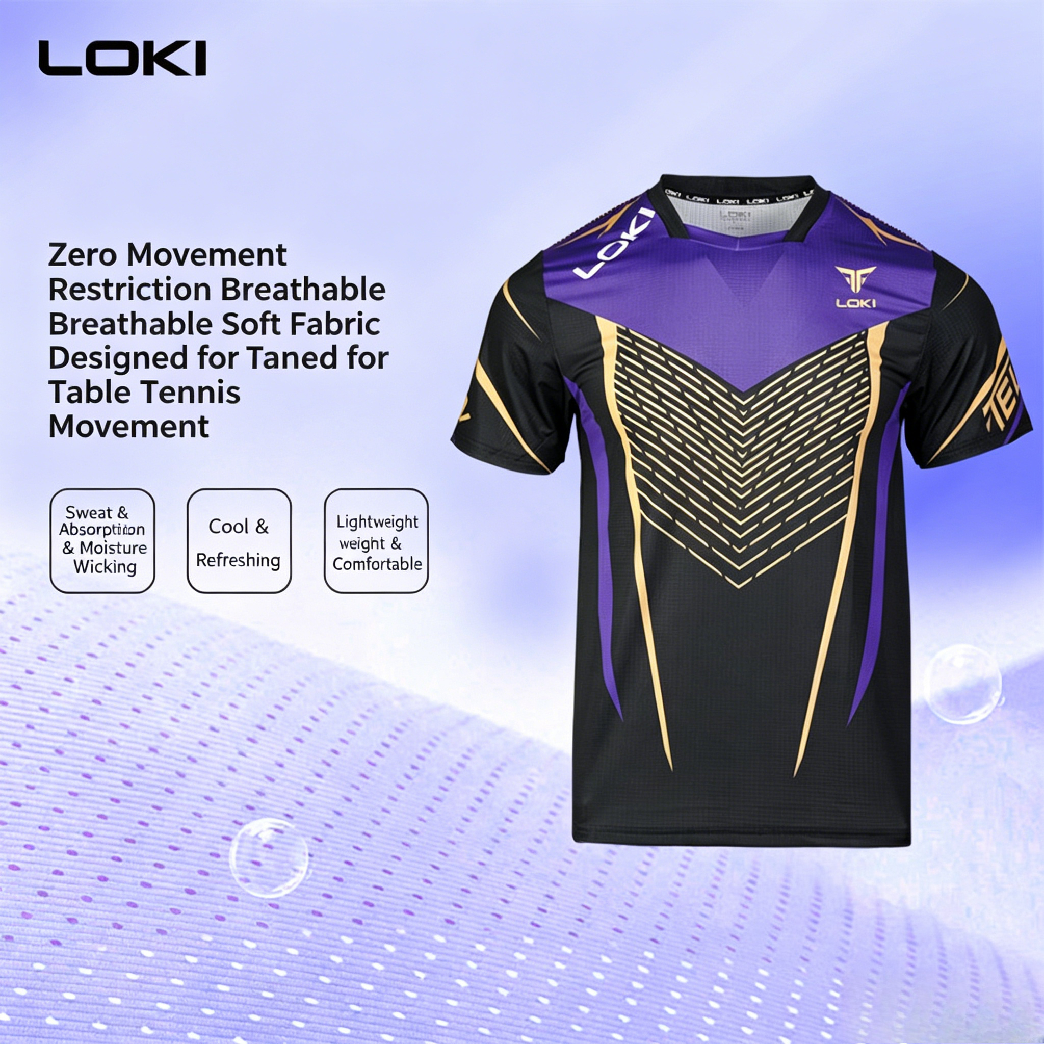 Table Tennis Jersey - Original LOKI Kids Ping Pong Jersey