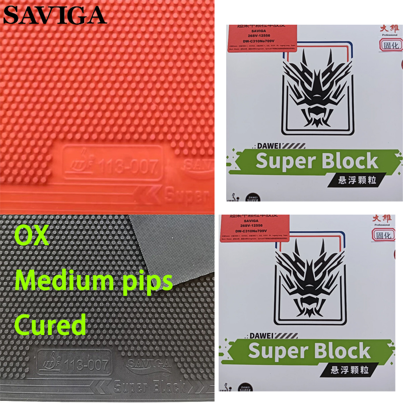 Table Tennis Spin - SAVIGA OX Long Pips Single Ping