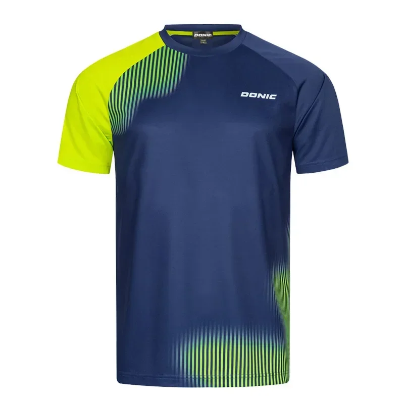 Table Tennis Jersey - Men Table Tennis T-Shirt Undercurrent Pattern