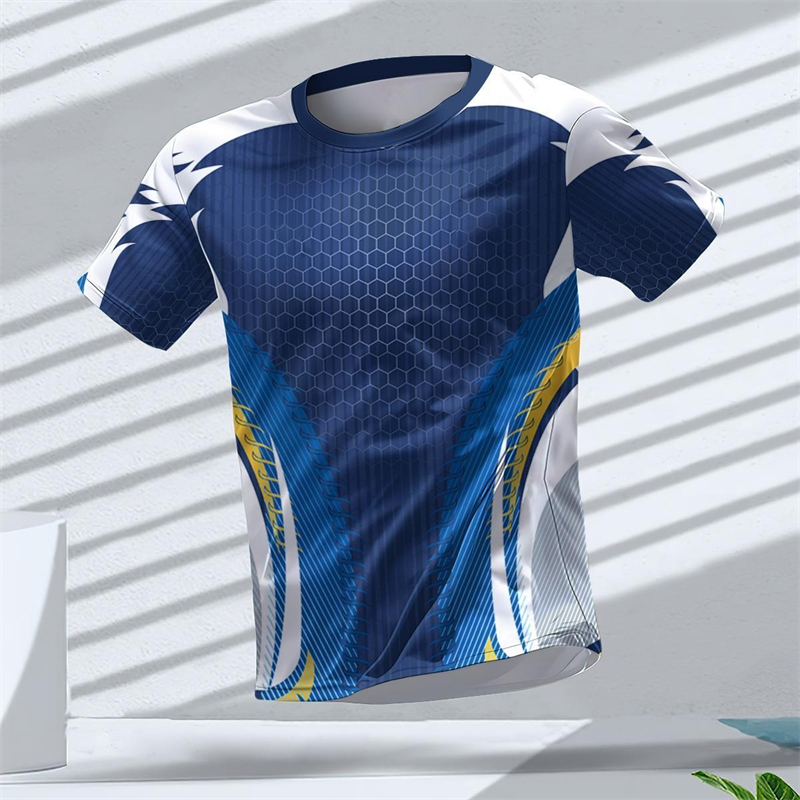 Geometric Graphic 3D Printed S - Table Tennis Jersey reseña y precio