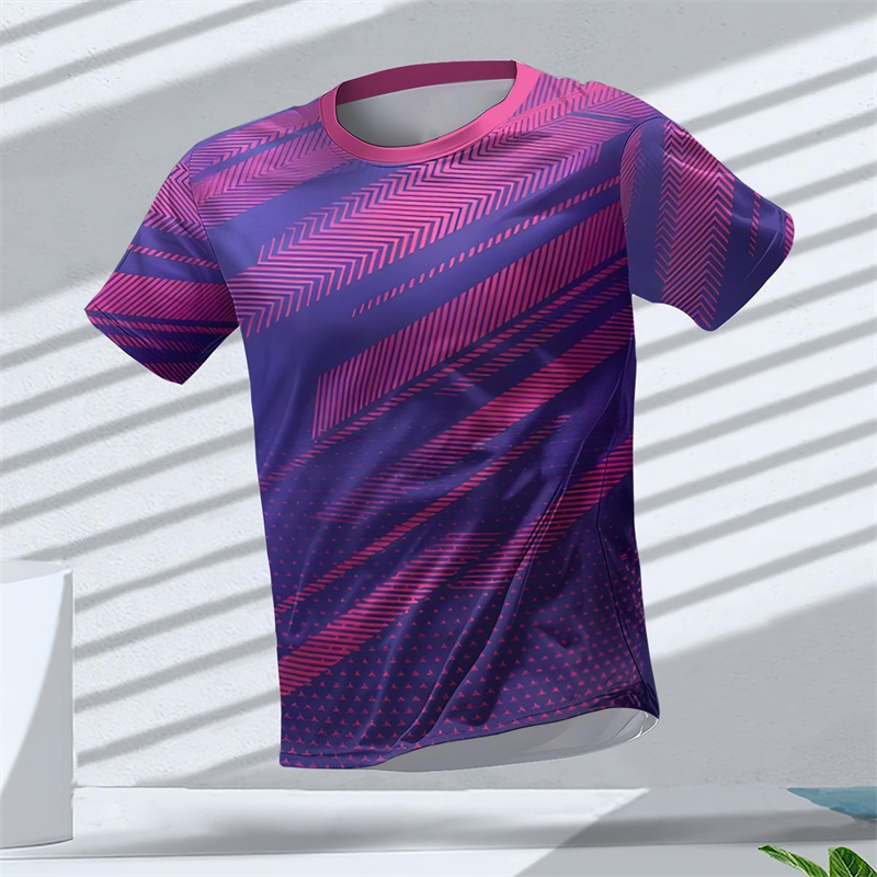 Geometric Graphic 3D Printed S - Table Tennis Jersey reseña y precio