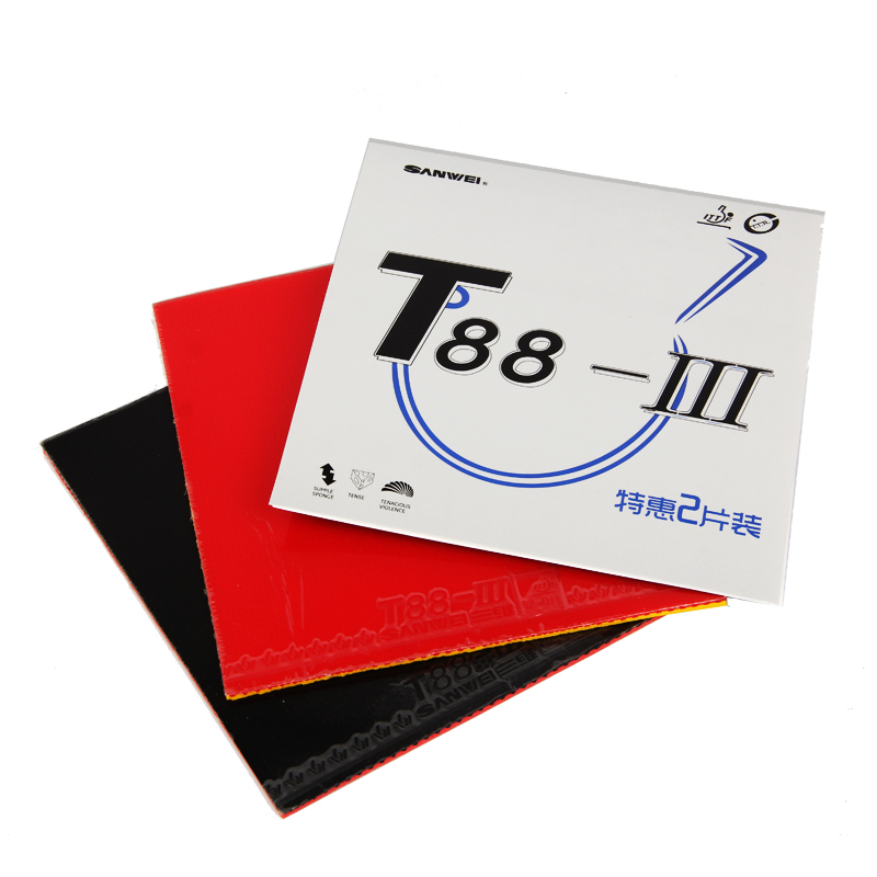 1 Red 1 Black Original SANWEI  - Table Tennis Spin reseña y precio