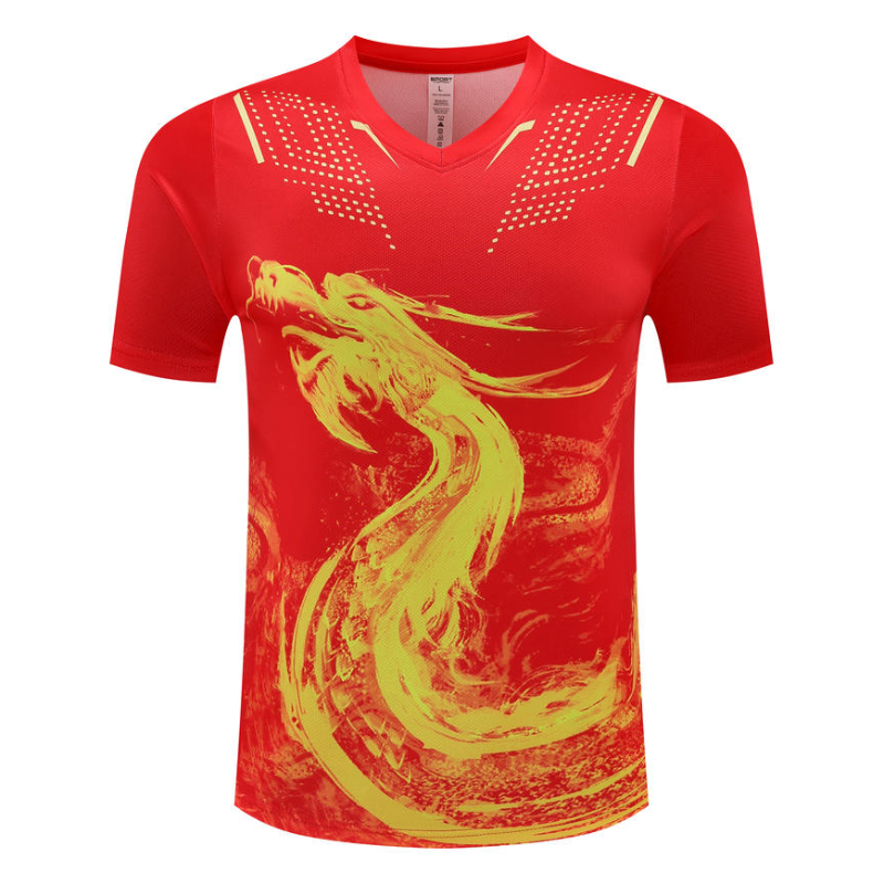 Dragon Men's Table Tennis T-Sh - Table Tennis Jersey reseña y precio