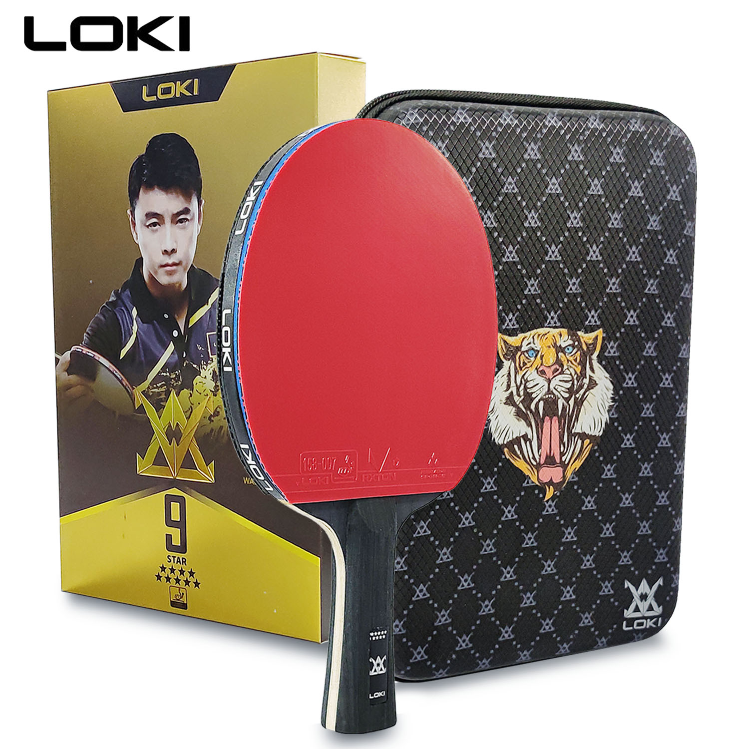 LOKI 9 Star Table Tennis Racke - Table Tennis Bat Butterfly reseña y precio