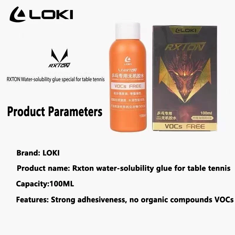 LOKI Waterbased Glue 100ml Wat - Table Tennis Loki reseña y precio