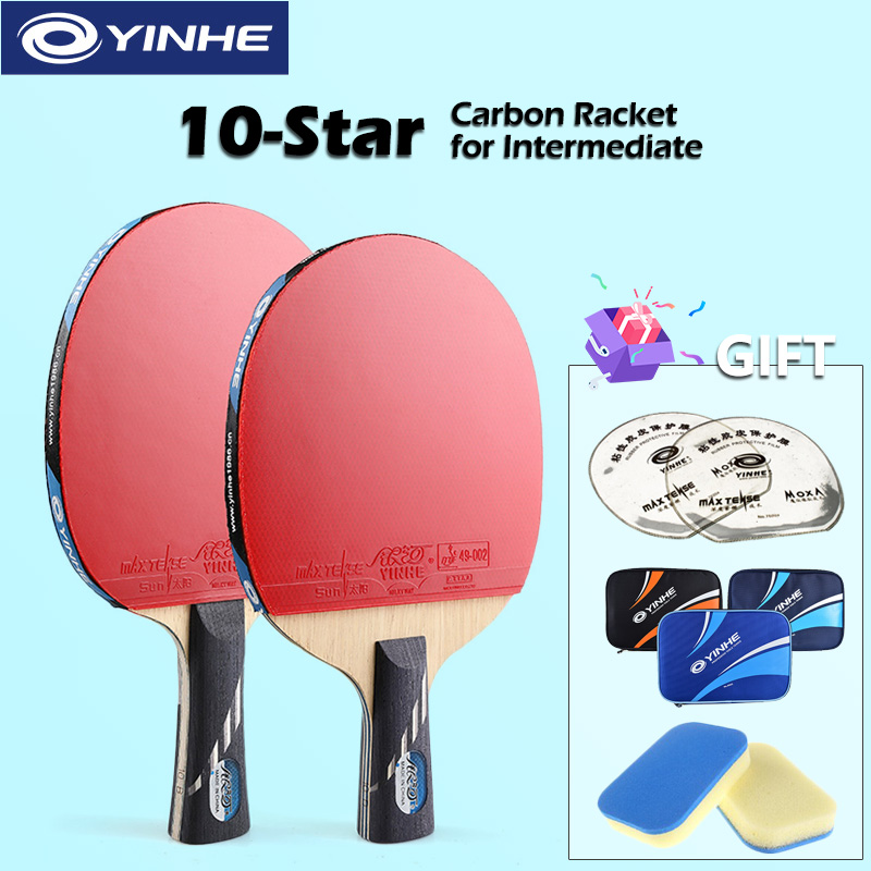 Yinhe 10-star Ping Pong Racket - Table Tennis Bat Butterfly reseña y precio
