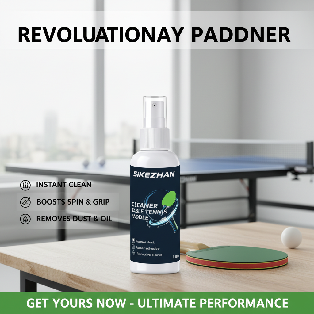 Ping Pong Paddle Cleaner Spray - Table Tennis Spin reseña y precio