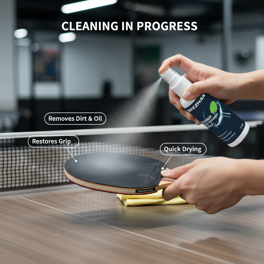 Ping Pong Paddle Cleaner Spray - Table Tennis Spin reseña y precio
