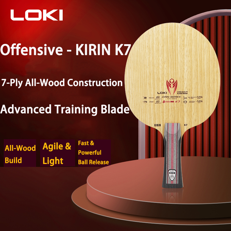 LOKI 7Ply Pure Wood Ping Pong  - Table Tennis Loki reseña y precio