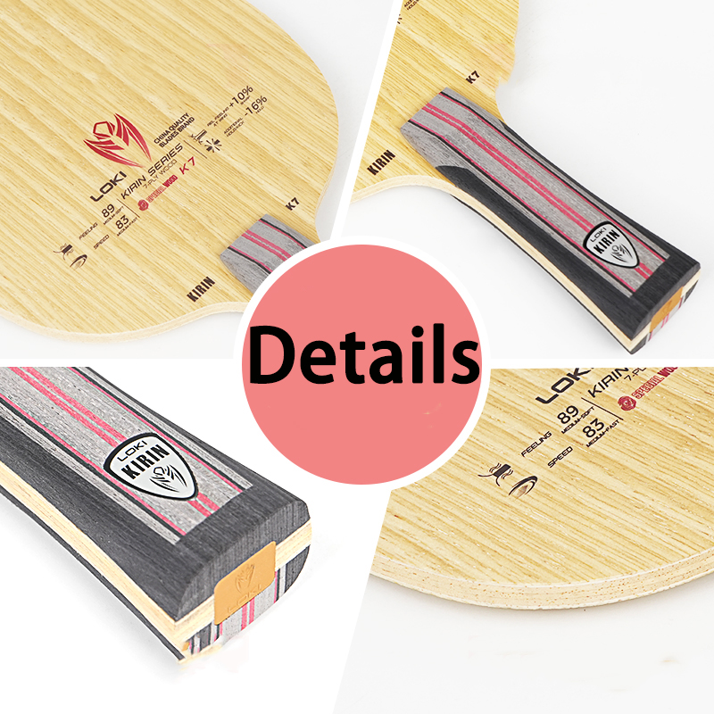 LOKI 7Ply Pure Wood Ping Pong  - Table Tennis Loki reseña y precio