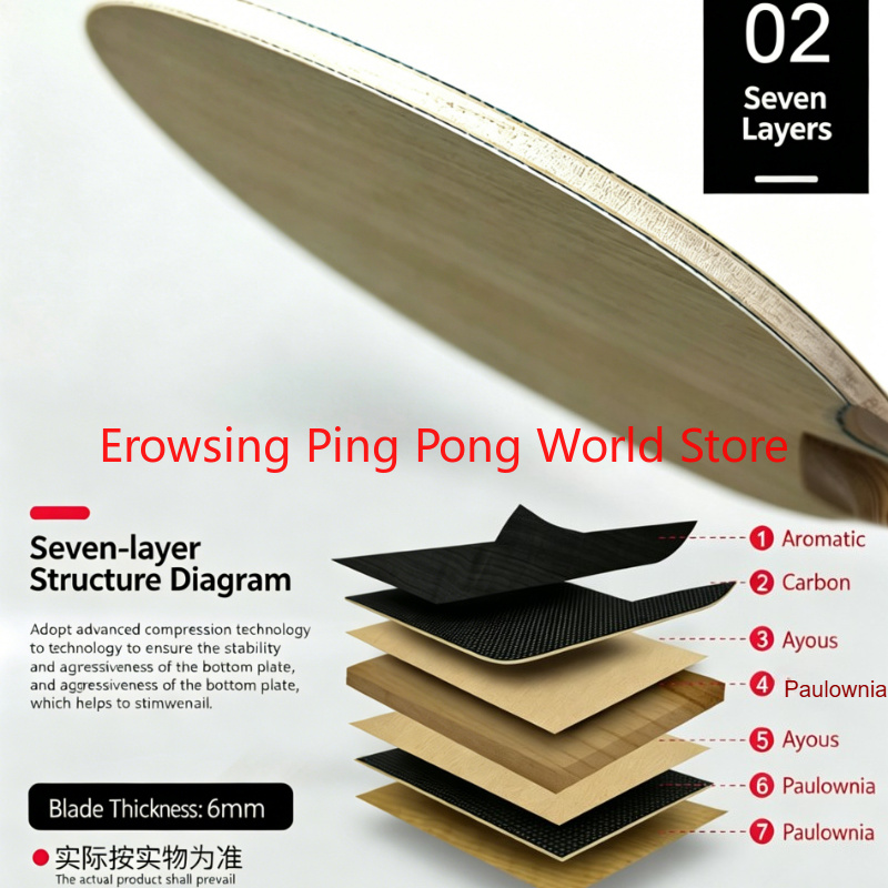 Shenlong Wood ALC Carbon Table - Table Tennis In Japanese reseña y precio
