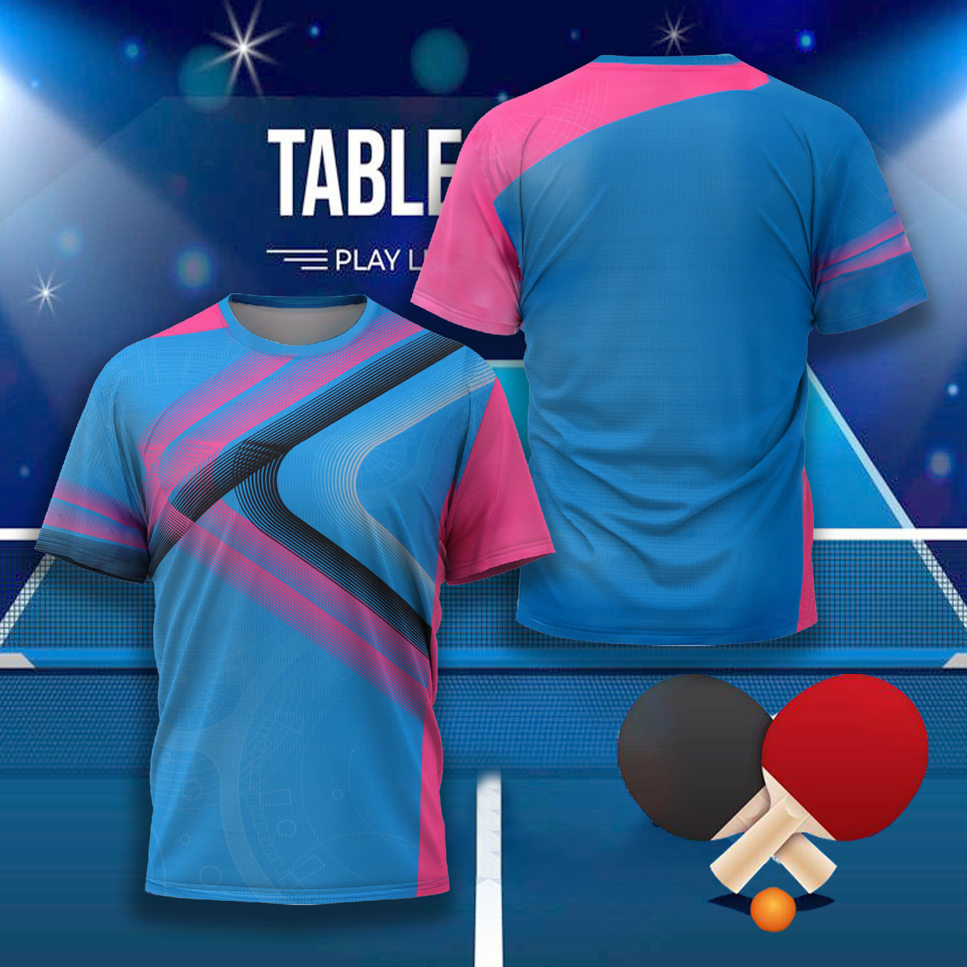 CHINA Dragon Table Tennis Grap - Table Tennis Jersey reseña y precio