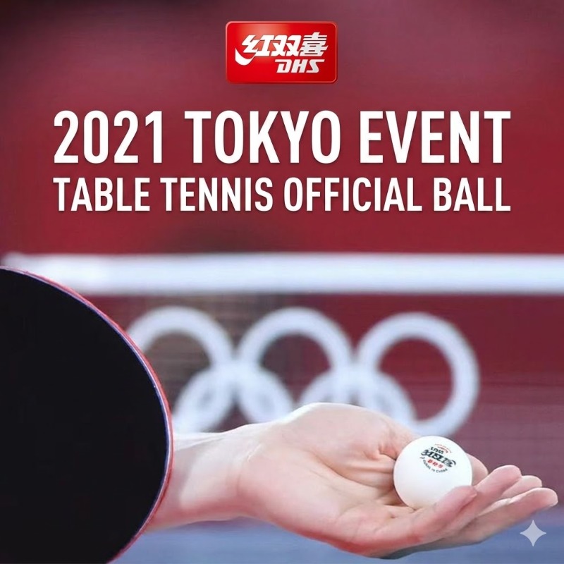 6pcs Original DHS WTT Ping Pon - Table Tennis Game Pc reseña y precio