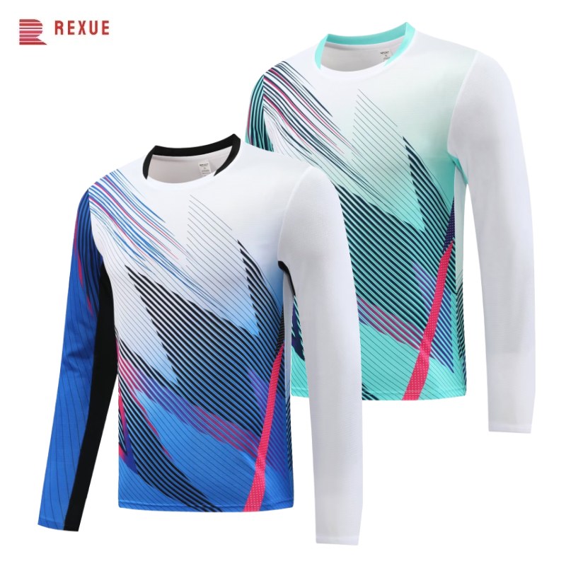 Long Sleeve Badminton Shirt Un - Table Tennis Jersey reseña y precio