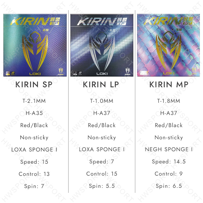 LOKI KIRIN Pimples-Out Table T - Table Tennis Loki reseña y precio