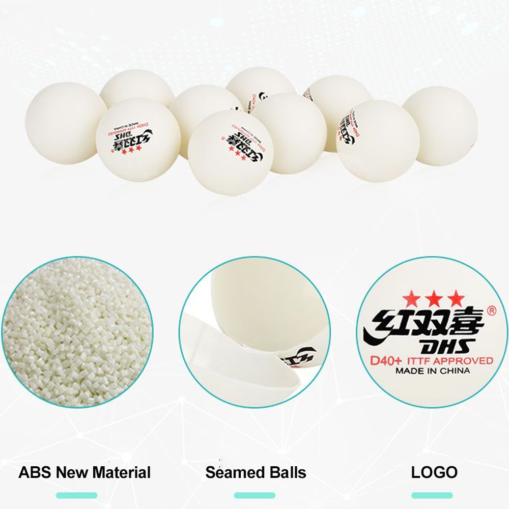 DHS D40+ DJ40+ Ping Pong Balls - Table Tennis Game Pc reseña y precio